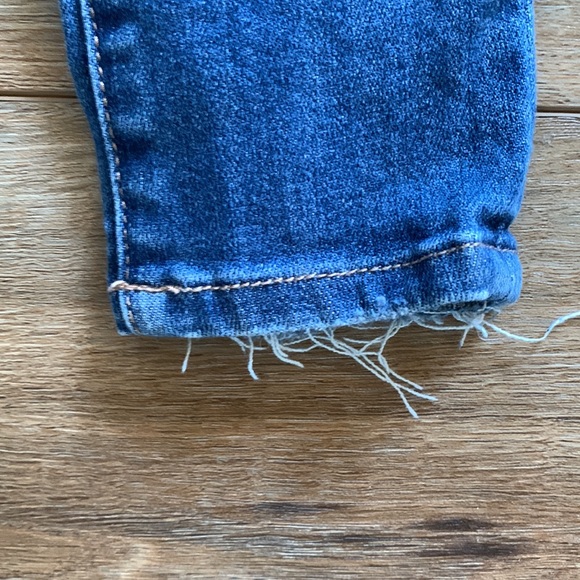 American Eagle sz 0 super super stretch jegging jeans euc distressed like new! - Picture 3 of 11